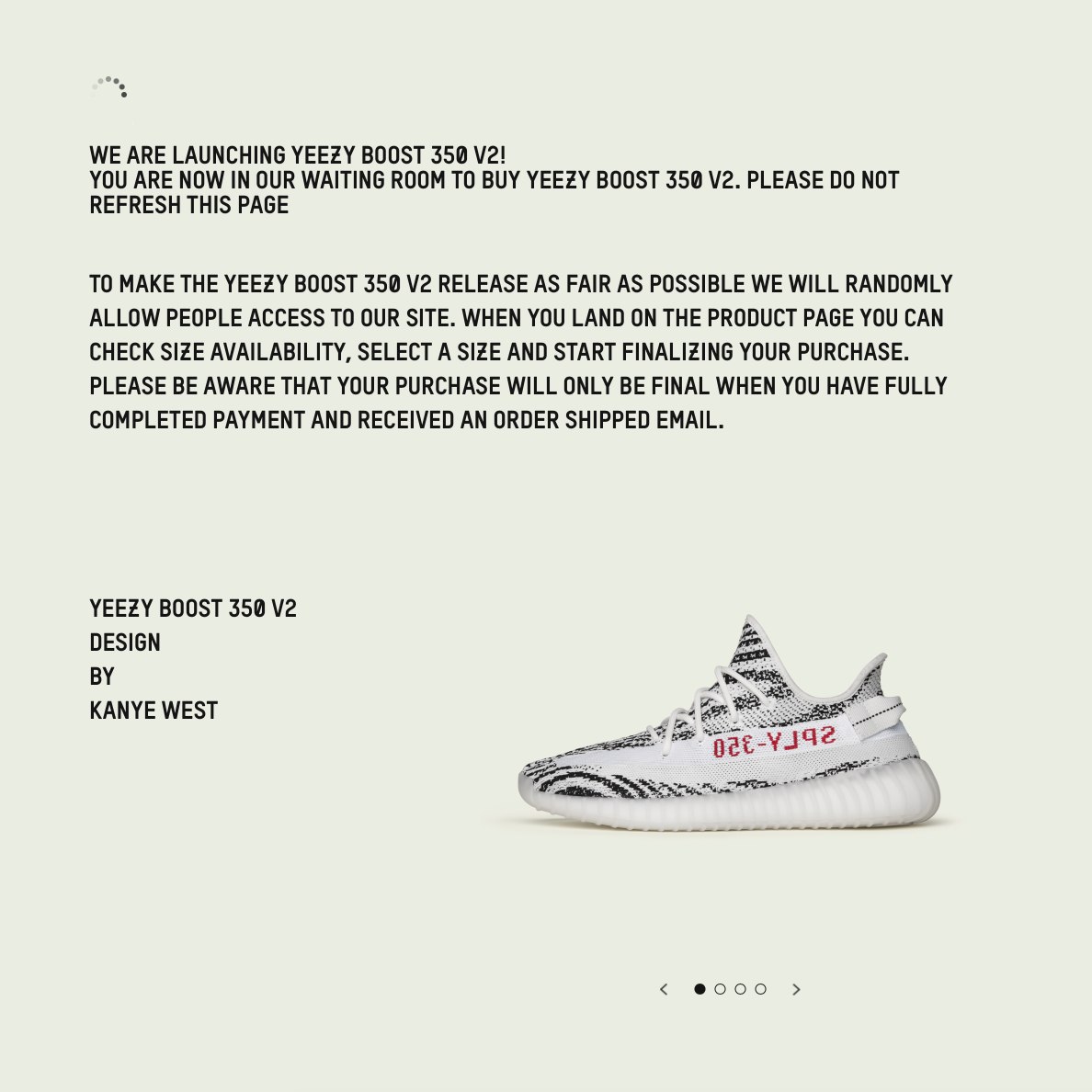 adidas yeezy queue online